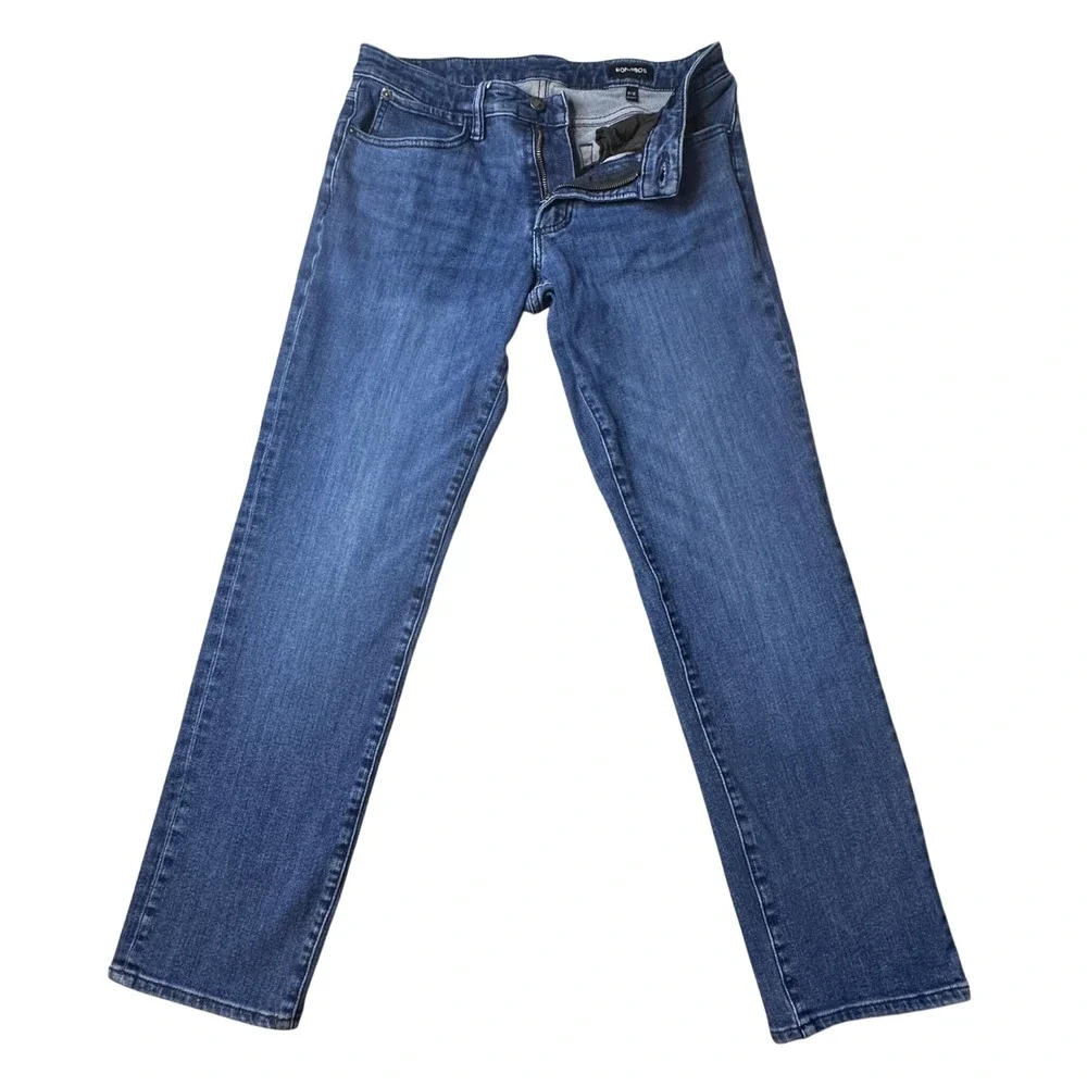 Bonobos Jeans Mens 31x32 (32x28) Blue Slim Fit Stretch Garment Dyed Casual Denim